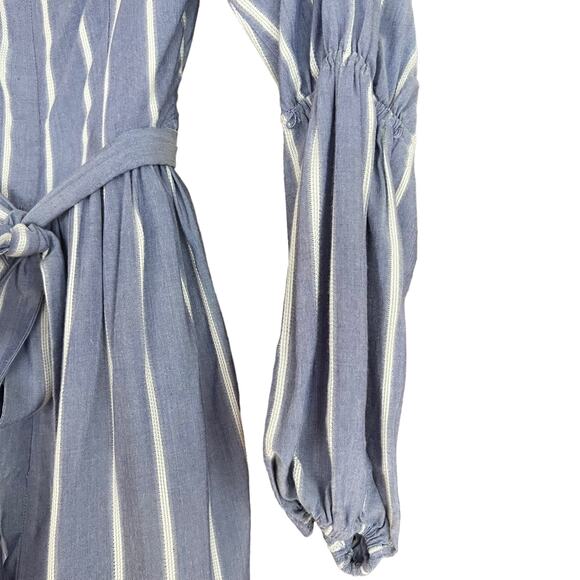 Auteur Revolve Linda Dress Off the Shoulder‎ A-Line Striped Women's Size XS NWT - Picture 4 of 10